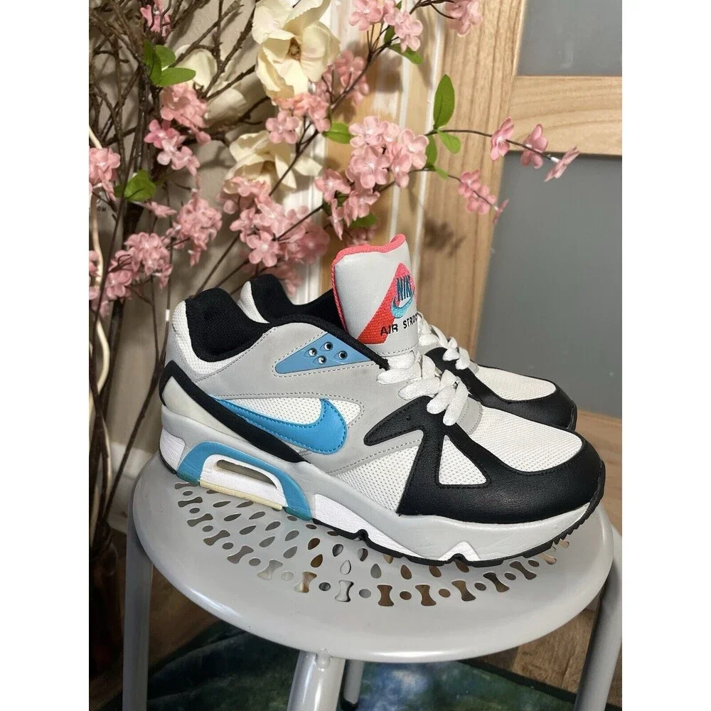 Nike Air Sneakers Retro Summit White Neo Teal Black US Size 5.5Y Athletic Shoes
